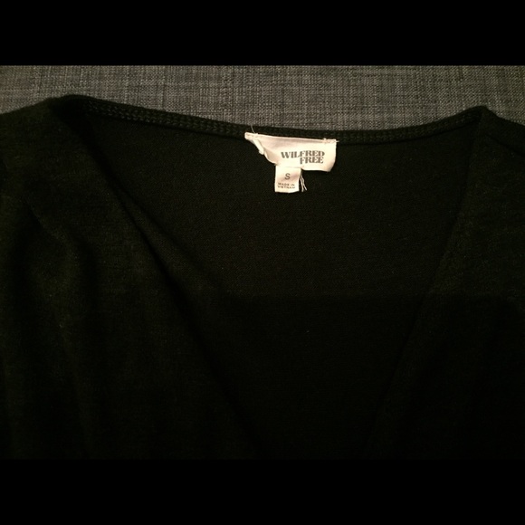 Aritzia Wilfred Izidora Dress black sz S - Picture 7 of 7